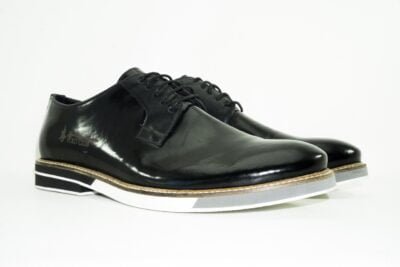Zapato Polo Club Negro Charol