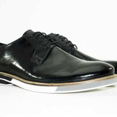 Zapato Polo Club Negro Charol
