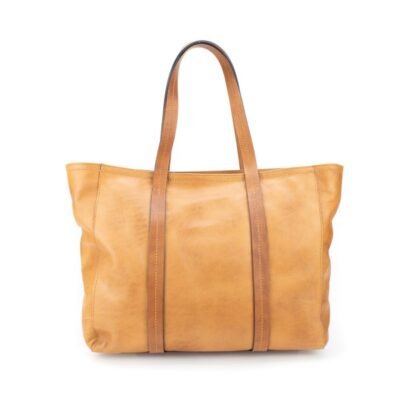Bolso Pikolinos Camel Cuero - Imagen 4