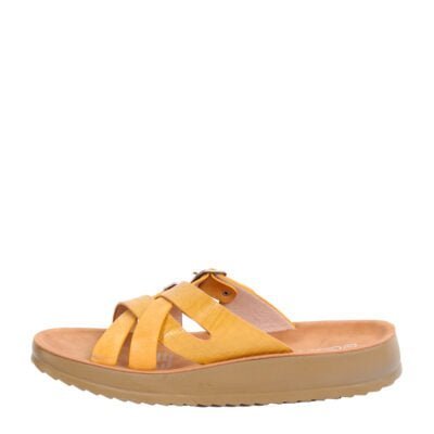 Sandalia New Walk Buckle Yellow