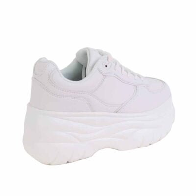 Zapatilla Agua de Coco Plataforma White