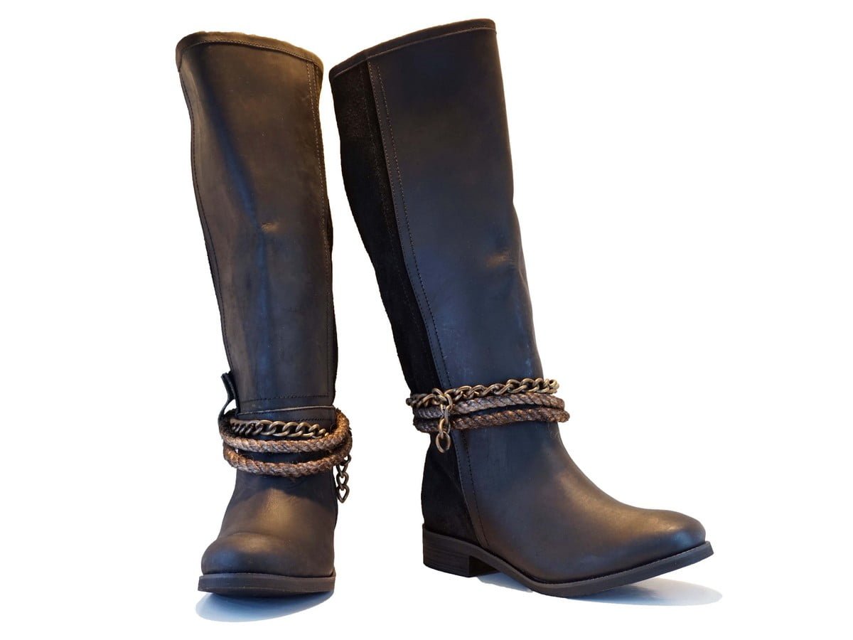 Bota Exs Cuero Black 3 Bota Exs Cuero Black - Imagen 3