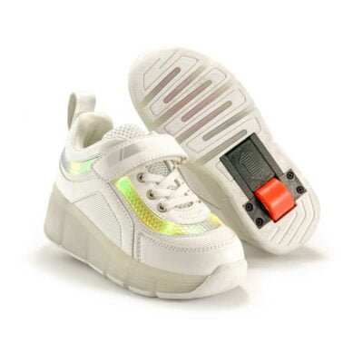 Zapatilla Verazzi White Wheel Luces