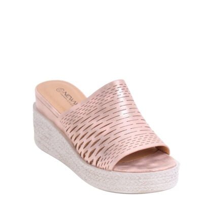 Sandalia New Walk Troquelada Rose