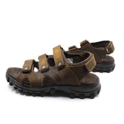 Sandalia New Walk Cuero Brown - Imagen 2