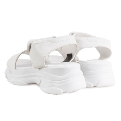 Sandalia New Walk Chunky White - Imagen 5