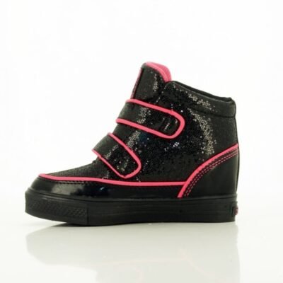 Zapatilla Ost. Spring Negra Brillante