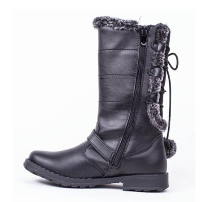 Bota Nat Geo Kids Gris Negra - Imagen 3