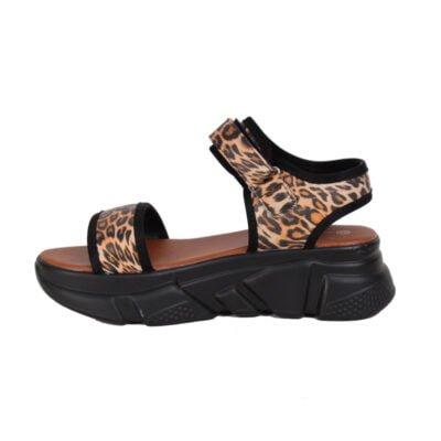 Sandalia Agua de Coco Print Black