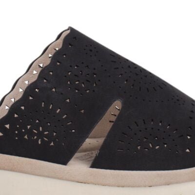 Sandalia New Walk Troquelada Corte Black - Imagen 4