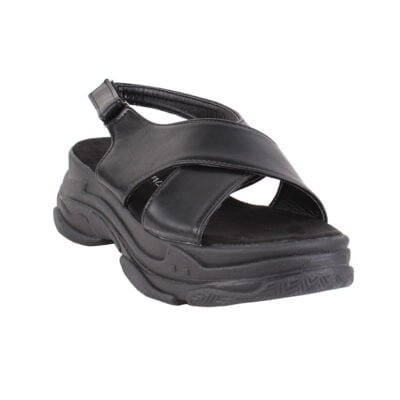 Sandalia New Walk Chunky Negra - Imagen 5