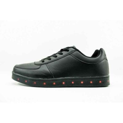 Zapatilla Negra New Walk Luces - Imagen 4