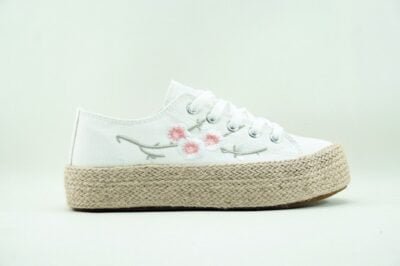Zapatilla New Walk Lona Rosas