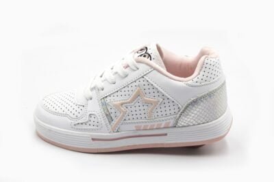 Zapatilla New Walk Ruedas Blanca
