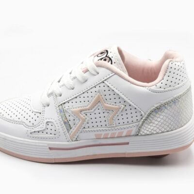 Zapatilla New Walk Ruedas Blanca