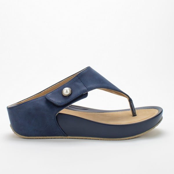 Sandalia New Walk Magda Azul 1 Sandalia New Walk Magda Azul