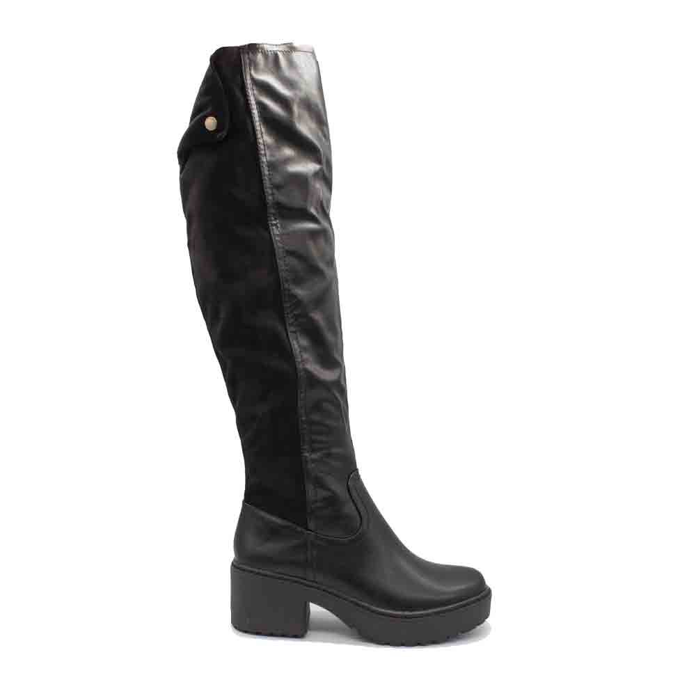 Bota Bucanera New Walk Negra ETN