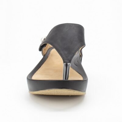 Sandalia New Walk Magda Negra - Imagen 3
