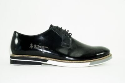 Zapato Polo Club Negro Charol