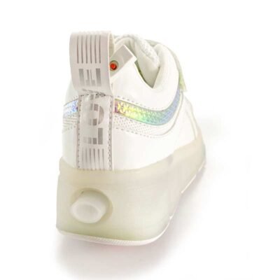 Zapatilla Verazzi White Wheel Luces