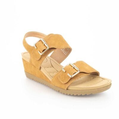 Sandalia New Walk Hebilla Camel