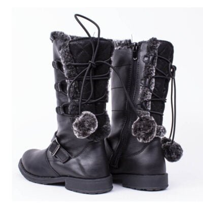 Bota Nat Geo Kids Gris Negra