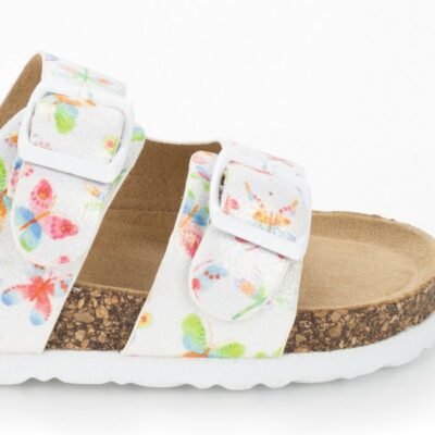 Sandalia Verazzi Niña Blanca Floral