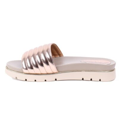 Sandalia New Walk Confort Pink Gold