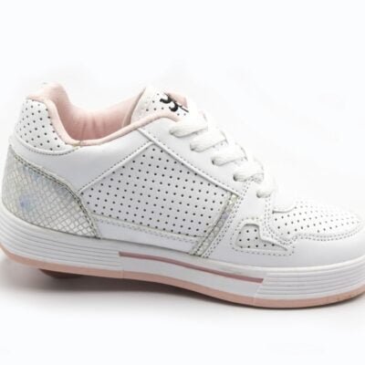 Zapatilla New Walk Ruedas Blanca