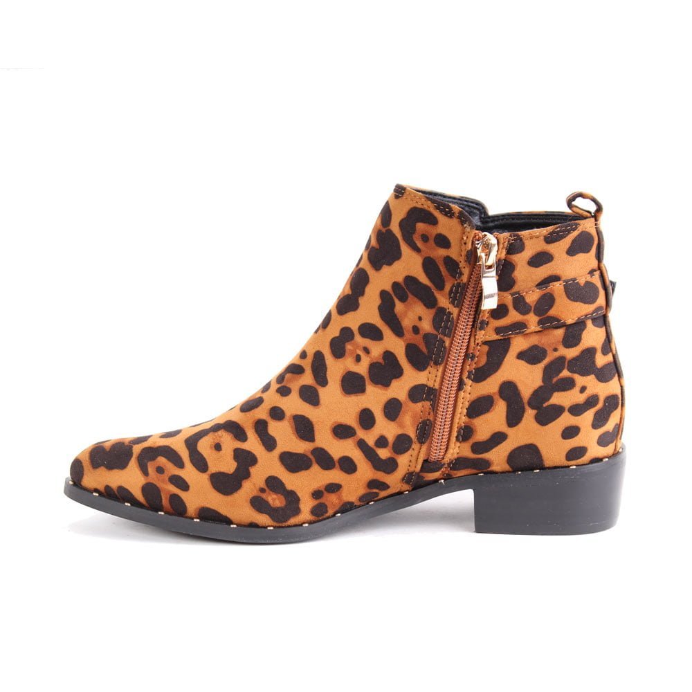 Botin leopardo discount