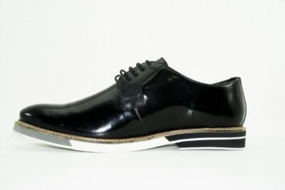 Zapato Polo Club Negro Charol - Imagen 2