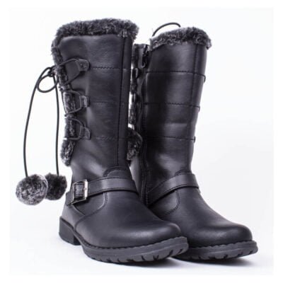Bota Nat Geo Kids Gris Negra - Imagen 4