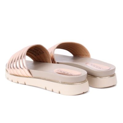 Sandalia New Walk Confort Pink Gold