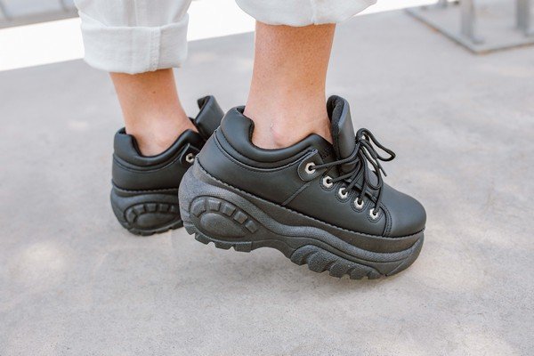 Zapatilla Kanna & Co Plataforma Black 2 Zapatilla Kanna & Co Plataforma Black