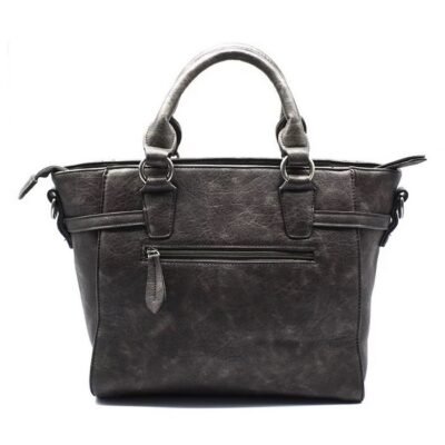 Cartera Agua de Coco Reptil Gris