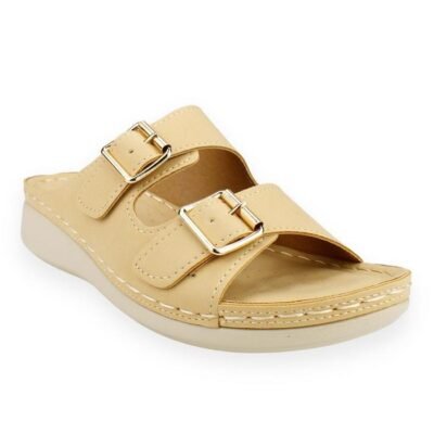 Sandalia New Walk Confort Beige
