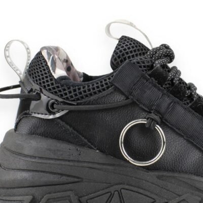 Zapatilla Exs Chunky Moda Negra