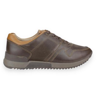 Zapatilla Exs Deportiva Cuero Café