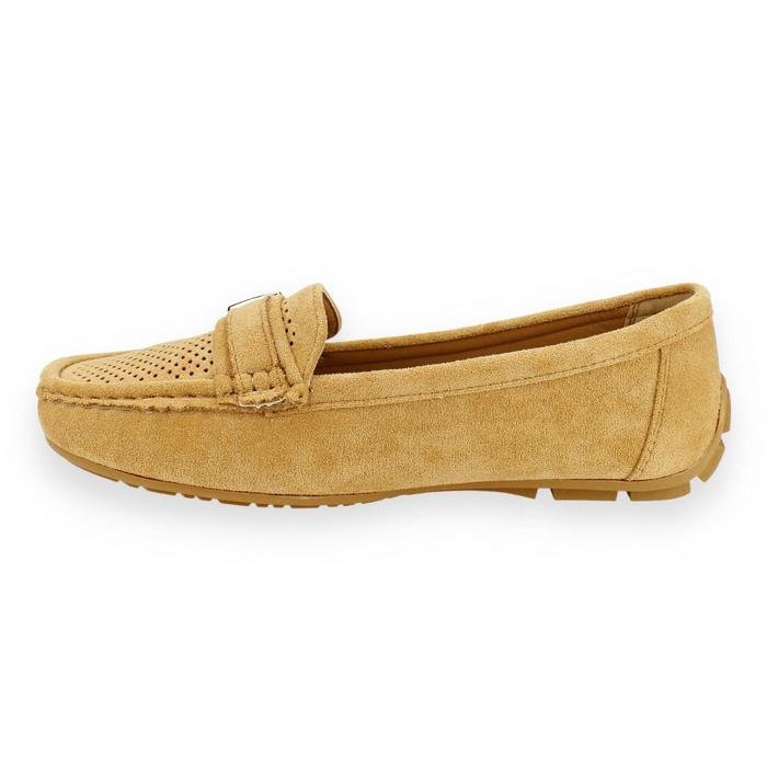 Mocasín New Walk Broche Camel 3 Mocasín New Walk Broche Camel