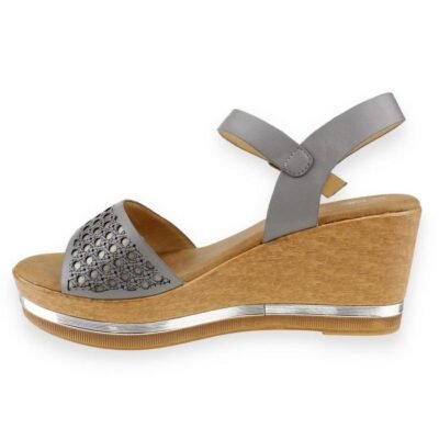 Sandalia New Walk Casual Gris