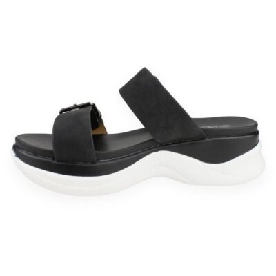 Sandalia New Walk Slip On Negra