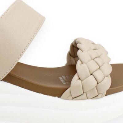 Sandalia New Walk Beige