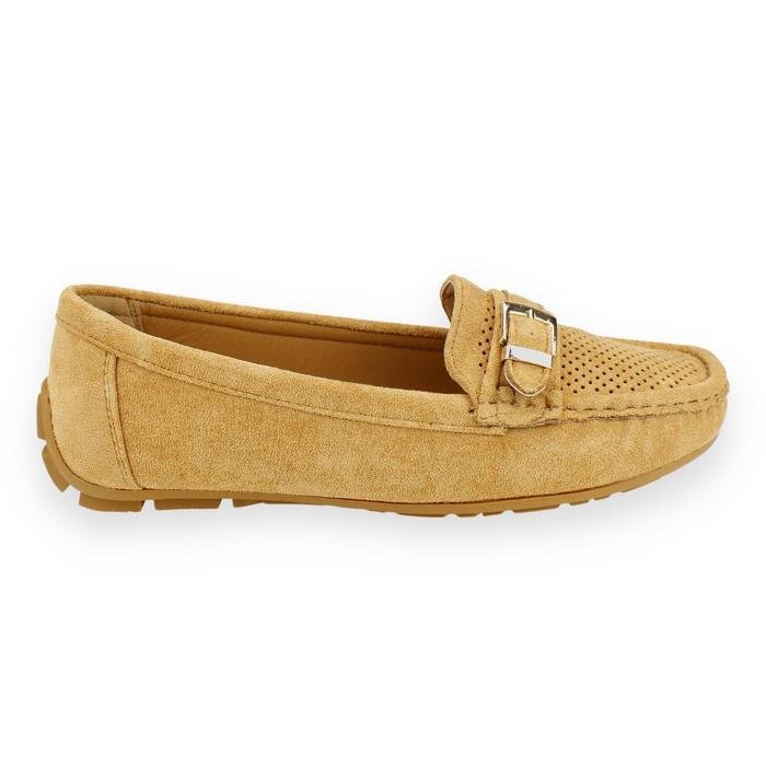 Mocasín New Walk Broche Camel 1 Mocasín New Walk Broche Camel