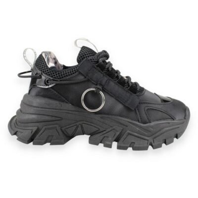 Zapatilla Exs Chunky Moda Negra