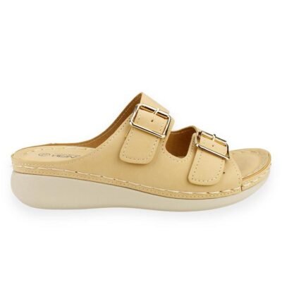 Sandalia New Walk Confort Beige