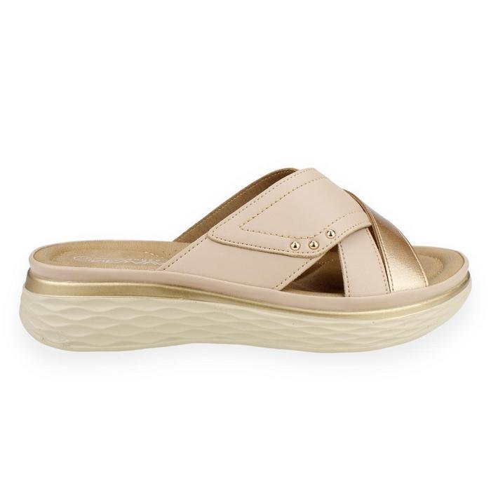 Sandalia New Walk Nude 1 Sandalia New Walk Nude