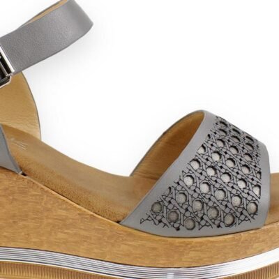Sandalia New Walk Casual Gris