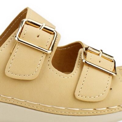 Sandalia New Walk Confort Beige