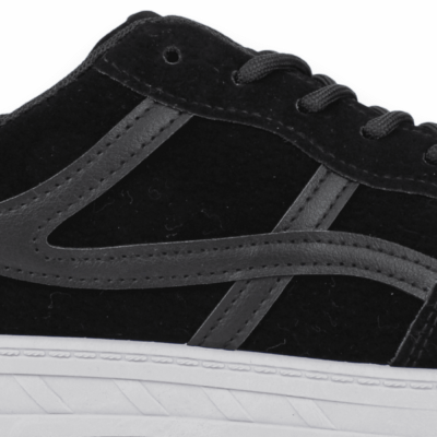 Zapatilla New Walk Casual Rayas Negra