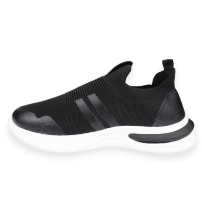 Zapatilla New Walk Urbana Malla Negra